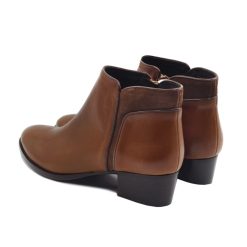 Bottines & Bottes | JULES & JENN Bottines Moyen Talon Cuir Camel