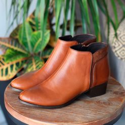 Bottines & Bottes | JULES & JENN Bottines Moyen Talon Cuir Camel