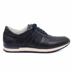 Baskets | JULES & JENN Sneakers Cuir Bleu Marine