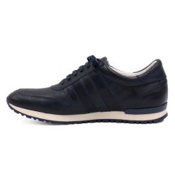 Baskets | JULES & JENN Sneakers Cuir Bleu Marine