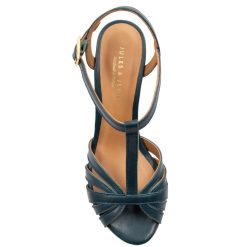 Sandales | JULES & JENN Sandales Talon Brides Cuir Vert