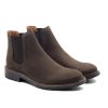 Boots | JULES & JENN Chelsea Basse Cuir Nubuck Marron