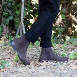 Boots | JULES & JENN Chelsea Basse Cuir Nubuck Marron