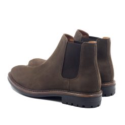 Boots | JULES & JENN Chelsea Basse Cuir Nubuck Marron