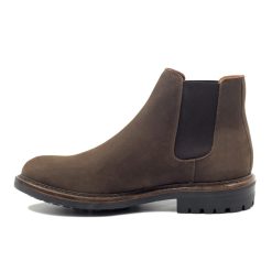 Boots | JULES & JENN Chelsea Basse Cuir Nubuck Marron