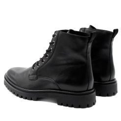 Boots | JULES & JENN Boots A Lacet Crantees Cuir Noir