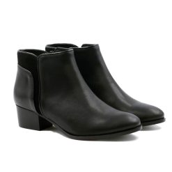 Bottines & Bottes | JULES & JENN Bottines Moyen Talon Cuir Noir