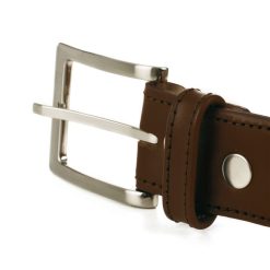 Ceintures | JULES & JENN Ceinture Classique Cuir Marron