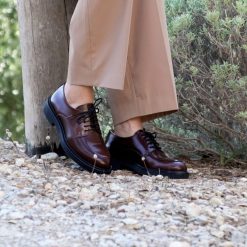 Mocassins & Derbies | JULES & JENN Derbies Cuir Brillant Cognac