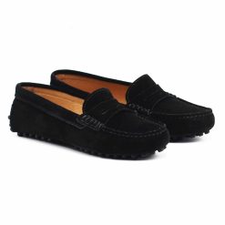 Mocassins & Derbies | JULES & JENN Mocassins Cuir Daim Noir