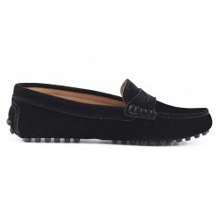 Mocassins & Derbies | JULES & JENN Mocassins Cuir Daim Noir