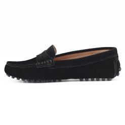 Mocassins & Derbies | JULES & JENN Mocassins Cuir Daim Noir