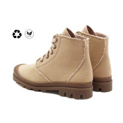 Bottines & Bottes | JULES & JENN Bottines Crantees Toile Recyclee Camel