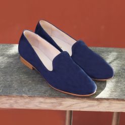 Ballerines & Slippers | JULES & JENN Slippers Classiques Daim Bleu