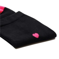 Chaussettes | JULES & JENN Chaussettes Coeur Noir Fushia