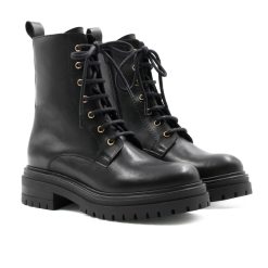 Bottines & Bottes | JULES & JENN Bottines Ranger Crantees Cuir Noir