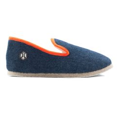 Charentaises | JULES & JENN Charentaises Tradition Bleu Denim Bleu Denim/Orange