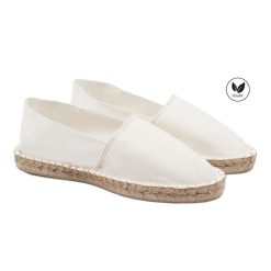 Espadrilles | JULES & JENN Espadrilles Toile Coton Blanc