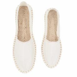 Espadrilles | JULES & JENN Espadrilles Toile Coton Blanc