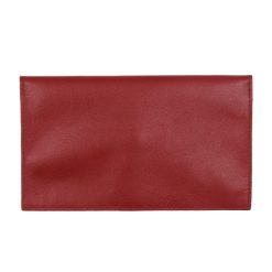 Petite Maroquinerie | JULES & JENN Pochette Enveloppe Upcycle Fonce Rouge