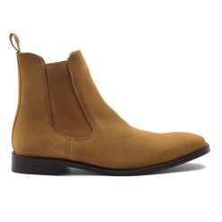 Boots | JULES & JENN Chelsea Boots Cuir Daim Camel