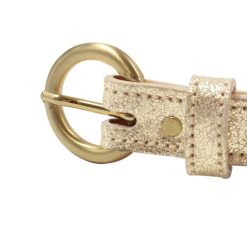 Ceintures | JULES & JENN Ceinture Boucle D'Or Cuir Dore