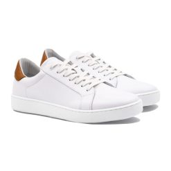 Baskets | JULES & JENN Tennis Lacet Cuir Blanc