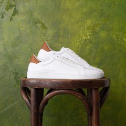 Baskets | JULES & JENN Tennis Lacet Cuir Blanc