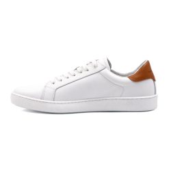 Baskets | JULES & JENN Tennis Lacet Cuir Blanc