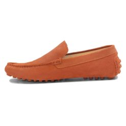 Mocassins | JULES & JENN Mocassins Cuir Daim Orange