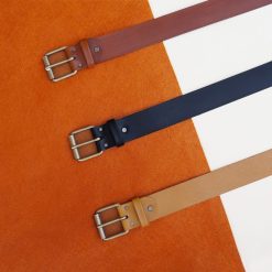 Ceintures | JULES & JENN Ceinture Week-End Cuir Cognac