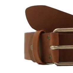 Ceintures | JULES & JENN Ceinture Week-End Cuir Cognac