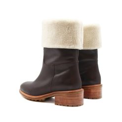 Bottines & Bottes | JULES & JENN Bottes Fourrees Cuir Marron