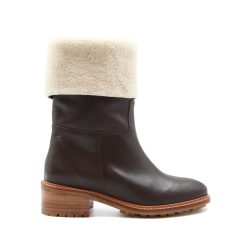 Bottines & Bottes | JULES & JENN Bottes Fourrees Cuir Marron