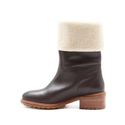 Bottines & Bottes | JULES & JENN Bottes Fourrees Cuir Marron