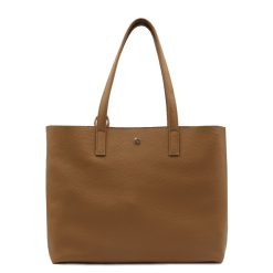 Sacs A Main | JULES & JENN Sac Cabas Cuir Souple Graine Camel