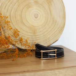 Ceintures | JULES & JENN Ceinture Mademoiselle Cuir Noir