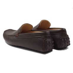 Mocassins | JULES & JENN Mocassins Cuir Graine Marron