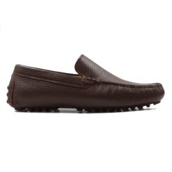 Mocassins | JULES & JENN Mocassins Cuir Graine Marron