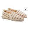 Espadrilles | JULES & JENN Espadrilles Toile Coton Blanc Beige Blanc/Beige