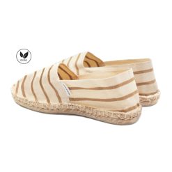 Espadrilles | JULES & JENN Espadrilles Toile Coton Blanc Beige Blanc/Beige