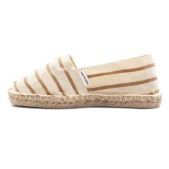 Espadrilles | JULES & JENN Espadrilles Toile Coton Blanc Beige Blanc/Beige