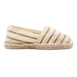 Espadrilles | JULES & JENN Espadrilles Toile Coton Blanc Beige Blanc/Beige