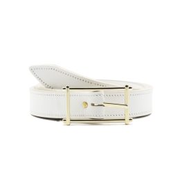 Ceintures | JULES & JENN Ceinture Mademoiselle Cuir Blanc