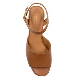 Sandales | JULES & JENN Sandales Plateforme Cuir Camel