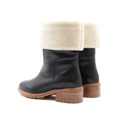 Bottines & Bottes | JULES & JENN Bottes Fourrees Cuir Noir