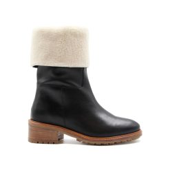 Bottines & Bottes | JULES & JENN Bottes Fourrees Cuir Noir