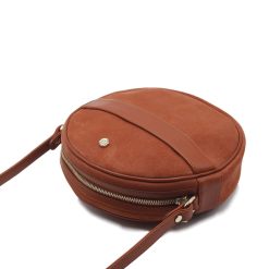 Sacs A Main | JULES & JENN Sac Alice Cuir Brique Orange Brique