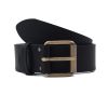 Ceintures | JULES & JENN Ceinture Week-End Cuir Noir