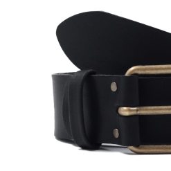 Ceintures | JULES & JENN Ceinture Week-End Cuir Noir